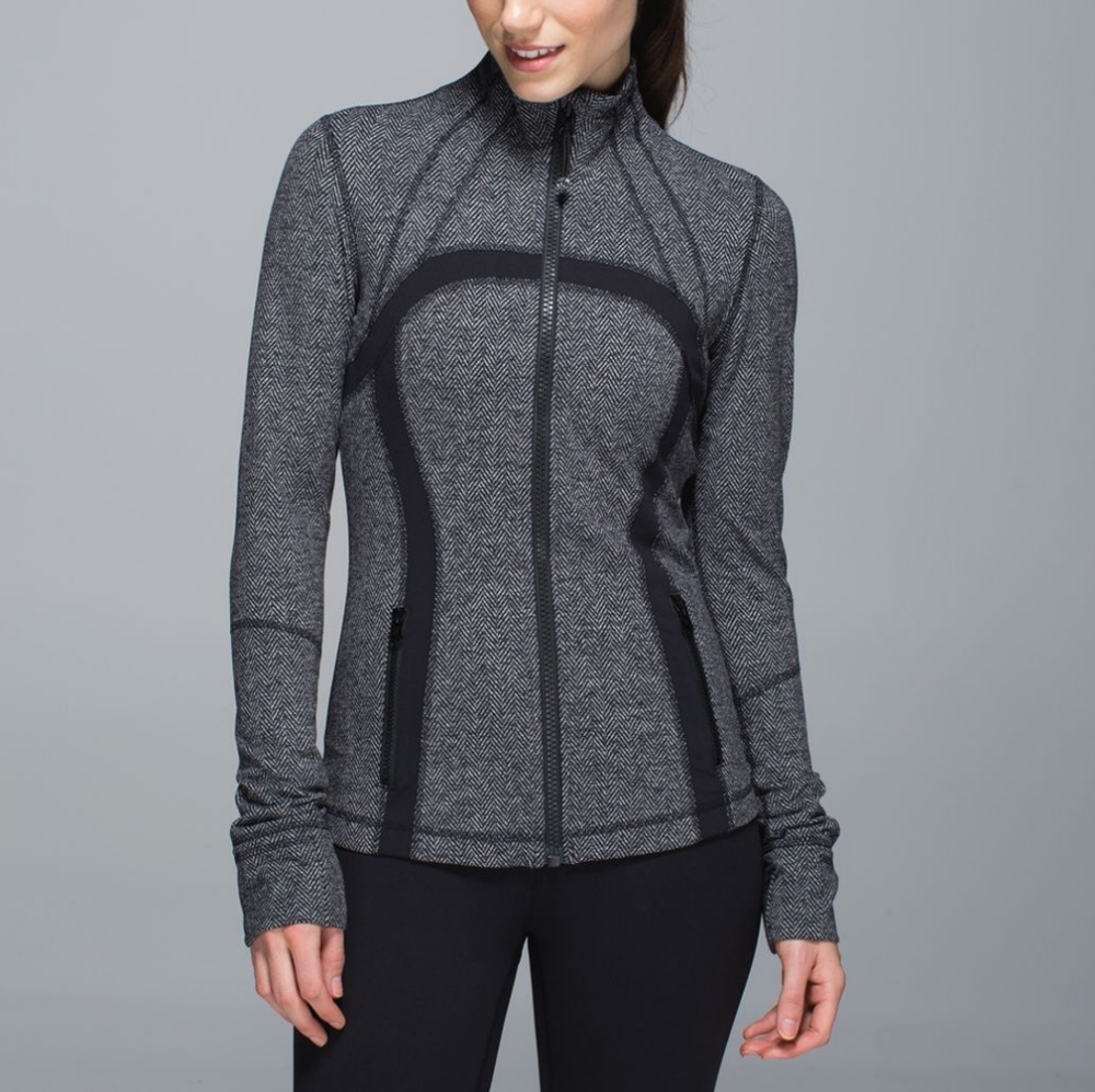 Lululemon Define Giant Herringbone full zip size 8